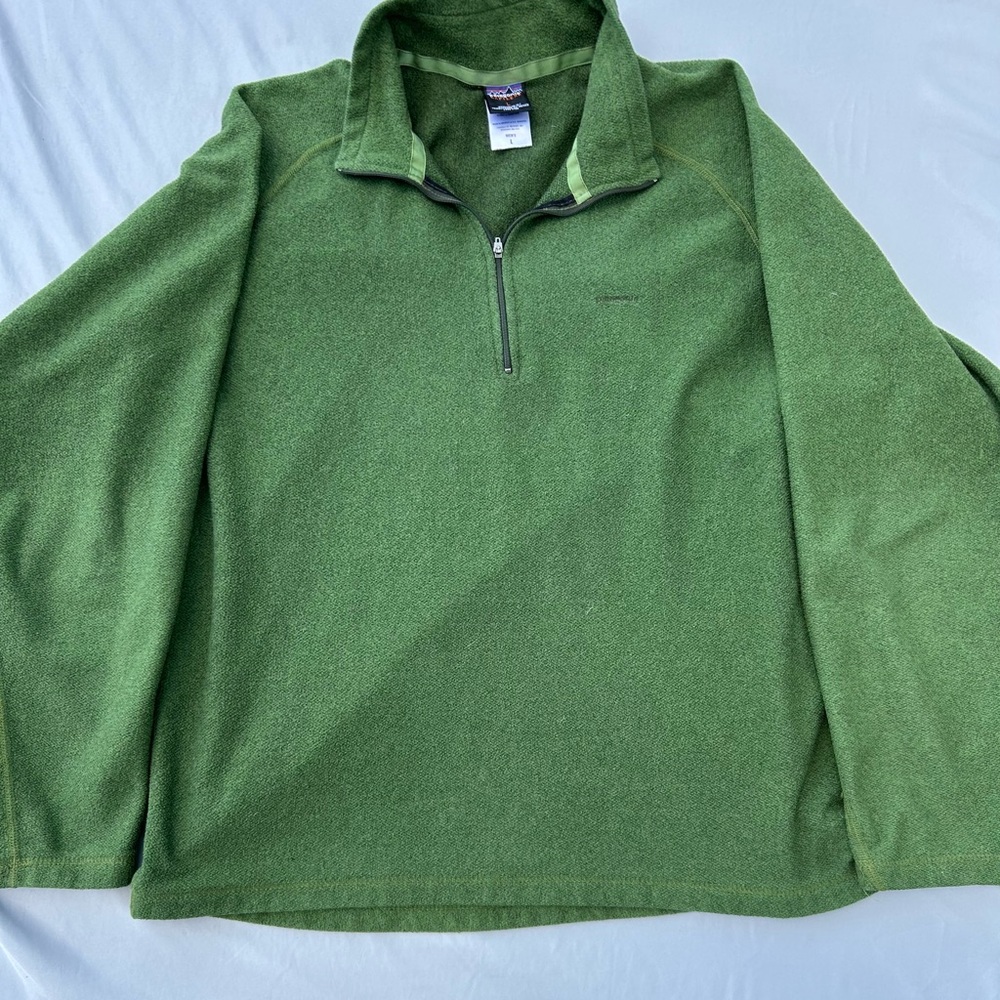 Green vintage Patagonia Half-Zip Men's Sweater